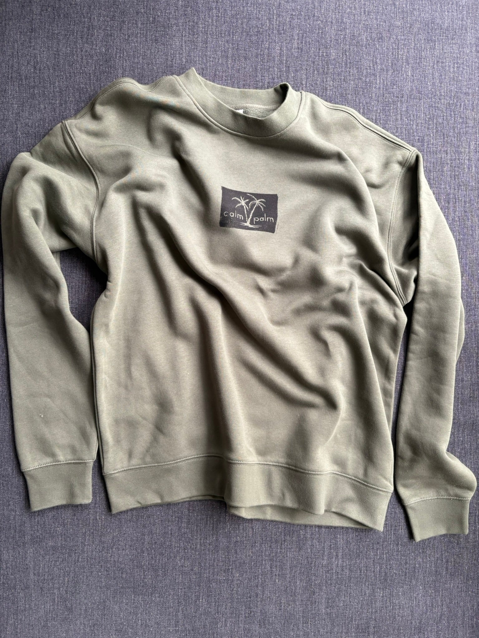 calm palm sweatshirt