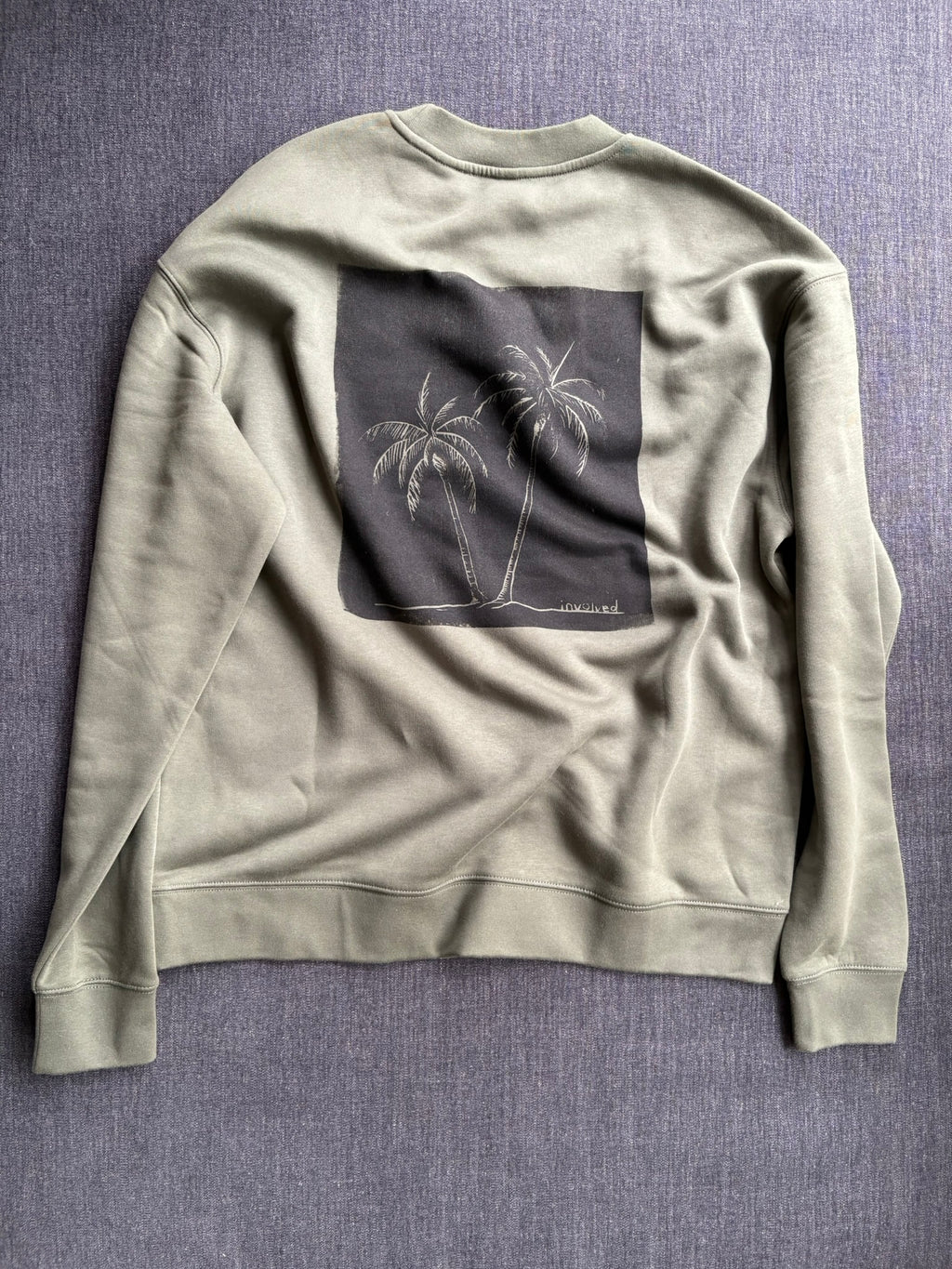 calm palm sweatshirt